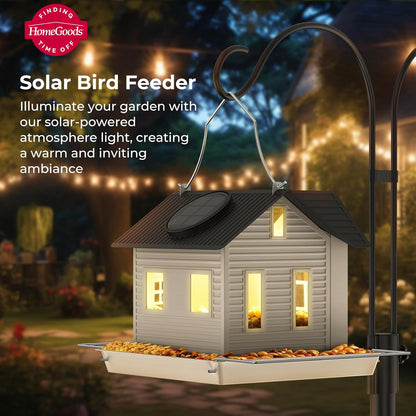 ✨Mother's Day Sale-50% Off✨Solar Window Bird Feeder with Auto-Glow Light – Day & Night Bird Watching🐦