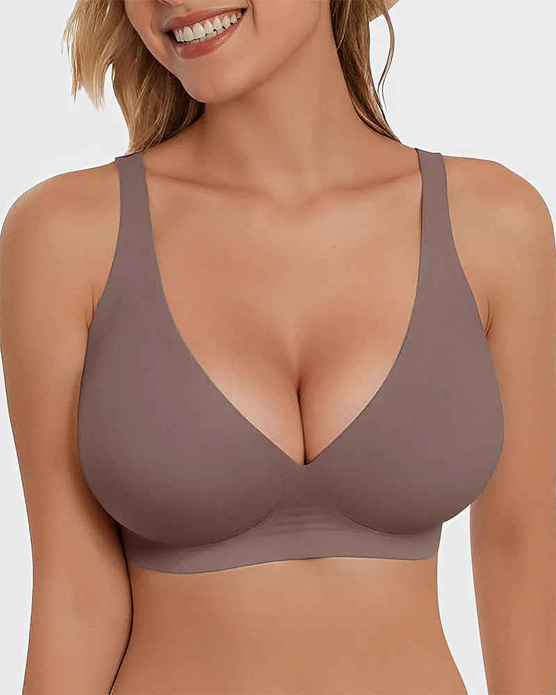 🔥Black Friday Sales🔥Seamless Deep V Push-Up Wireless Bra