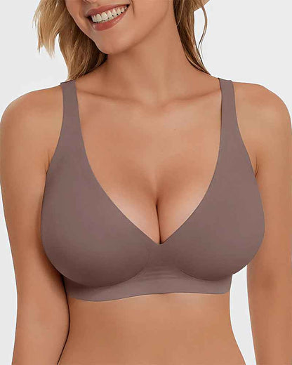 🔥Black Friday Sales🔥Seamless Deep V Push-Up Wireless Bra