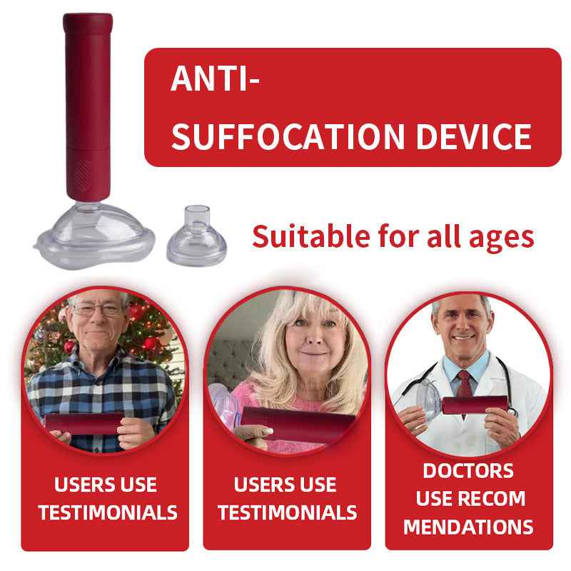 Anti-Choking Rescue Device 🚑 Powerful Suction Life Saver for Kids & Adults