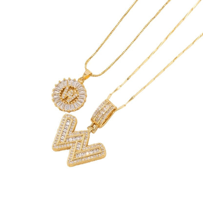 2 Pack Initial Letter Pendant Necklaces-Best Gift for Your Mom💝