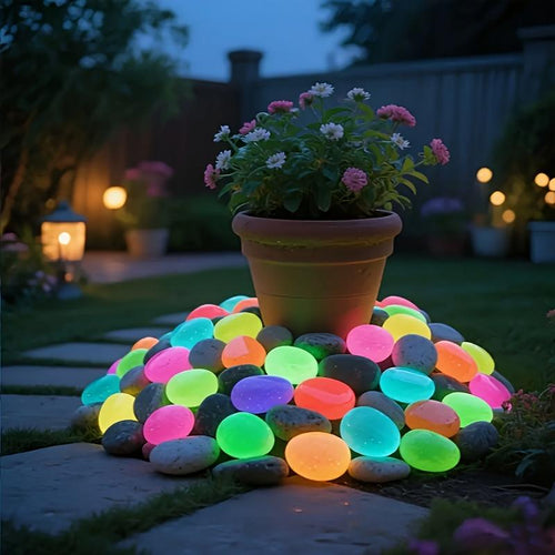 ✨ Glow-in-the-Dark Garden Pebbles – Create a Magical Star Path