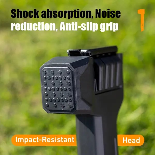 Last Day 49% OFF🔥🔨2-in-1 Tent Stake Hammer with Built-In Storage for 8 Stakes and Stake Puller for Outdoor Camping