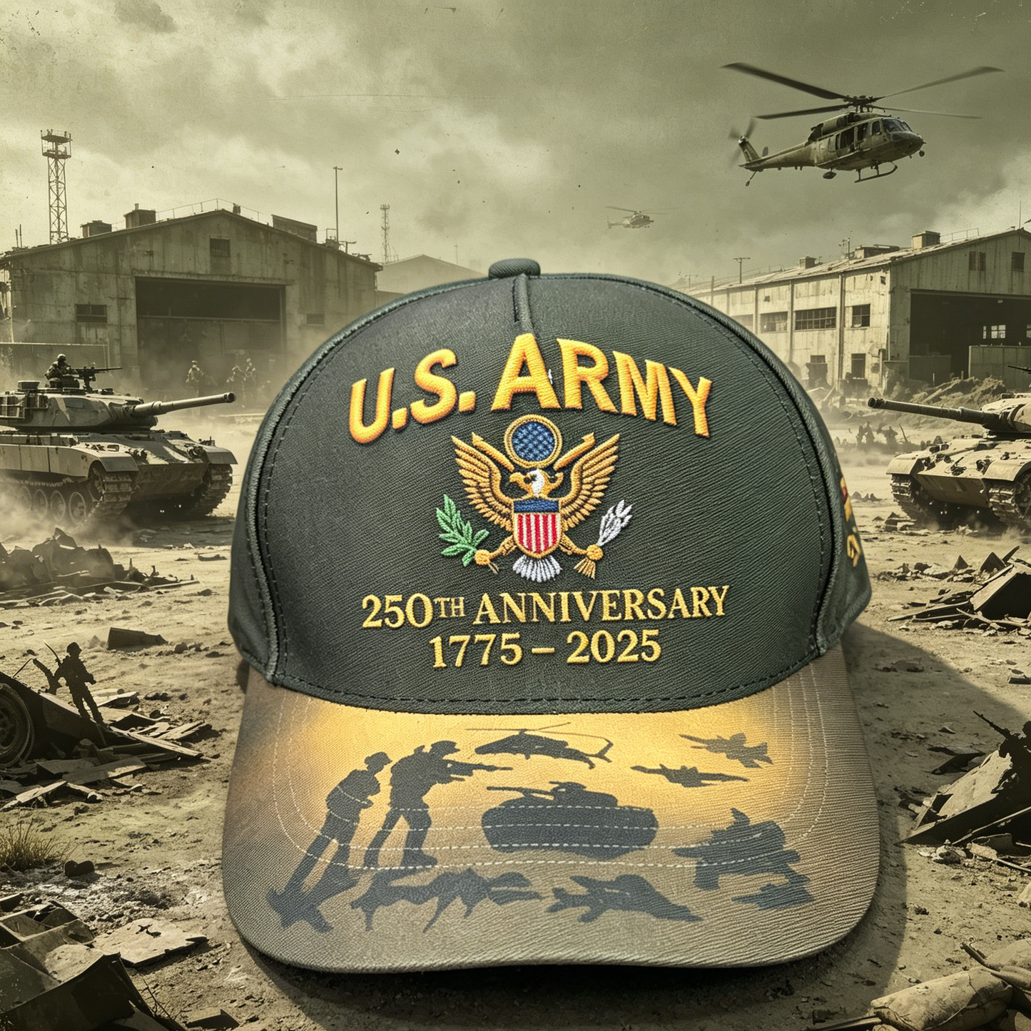 🔥 Father’s Day Sale - ❤️ U.S. Army 250th Anniversary Commemorative Cap 🇺🇸