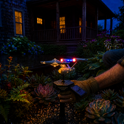 🌌 TODAY ONLY—🔥 Now Only 48% of the Original Price| Sci-Fi Starship Solar Garden Light