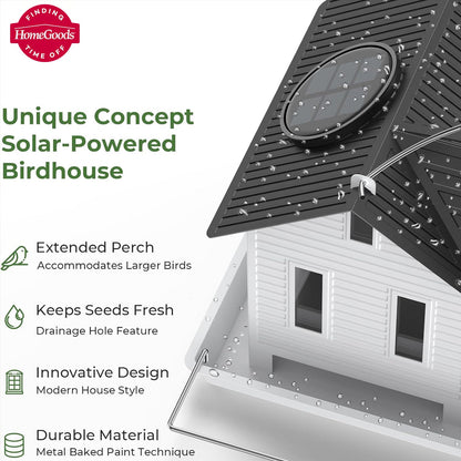 ✨Mother's Day Sale-50% Off✨Solar Window Bird Feeder with Auto-Glow Light – Day & Night Bird Watching🐦