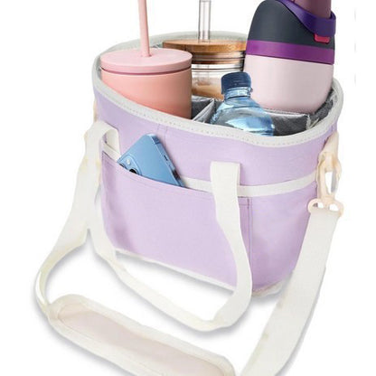 【👩‍🦰Mother's Day discount】🥤Family Size 4 Compartment Drink Bag🛍️, Multiple Tumbler Carrier Caddy