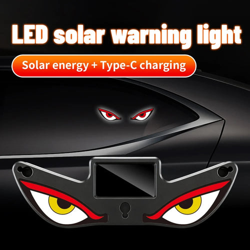 🔥Last Day - Solar Demon Eye LED Car Window Light