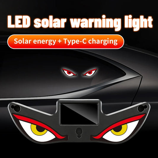 🔥Last Day - Solar Demon Eye LED Car Window Light