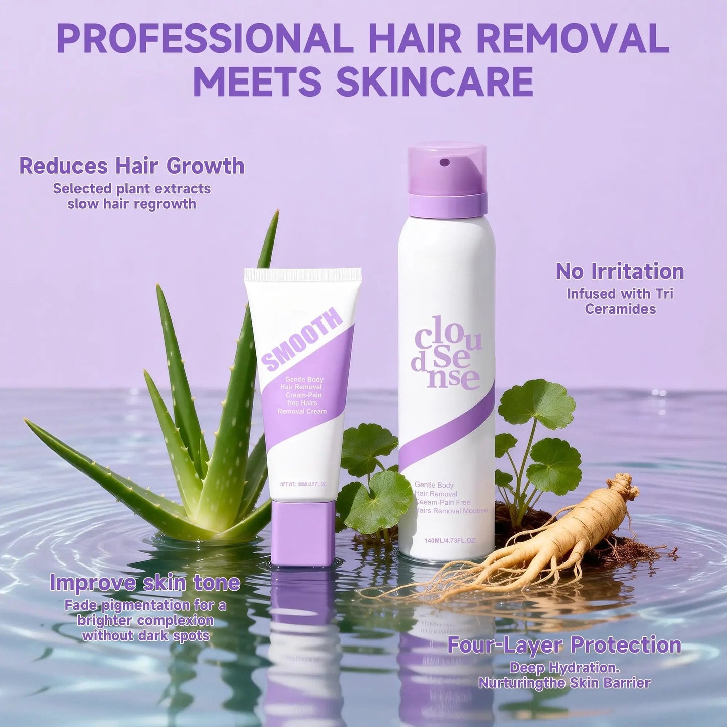 50% OFF Summer Sale🔥 – Hair Removal Cream Duo