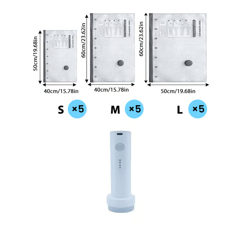 15pcs (5s+5m+5l)