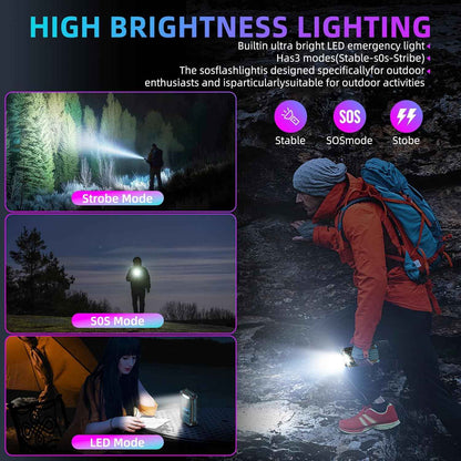 Outdoor Foldable Solar Large Capacity Charger Mobile Power Bank