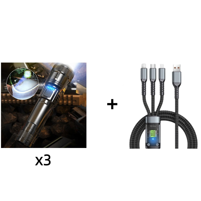 🔦 Super Bright Zoomable Flashlight