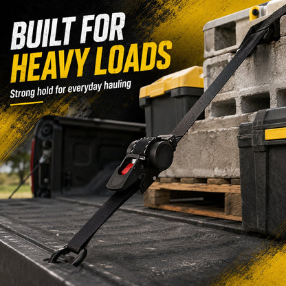 🔥Last Day Promotion - 49% OFF🔥Auto Retractable Ratchet Straps