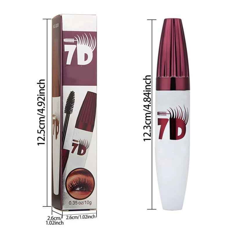 7D Waterproof Curling & Lengthening Mascara, Smudge-Proof Volumizing Mascara