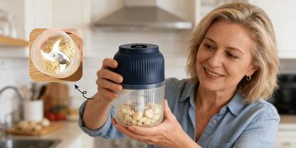 🔥50% OFF Today! Mini Electric Garlic Chopper for Quick Kitchen Prep