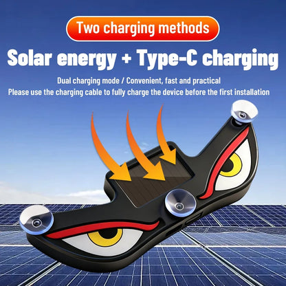 🔥Last Day - Solar Demon Eye LED Car Window Light