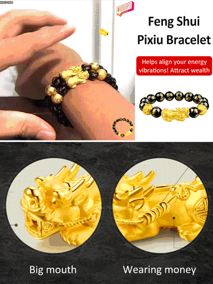 【Wealth-attracting Pixiu bracelet】💰️ your wrist guardian, rewrites the trajectory of luck🤩