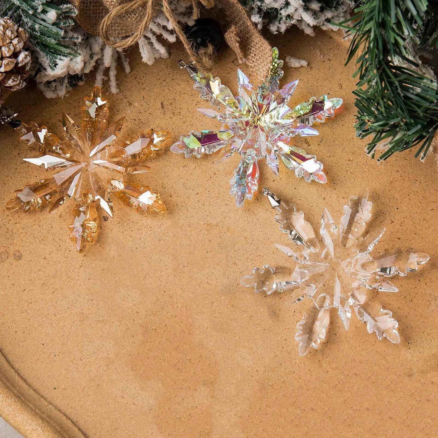 🎅2025 Most Popular Christmas Gift 🎉Crystal Snowflake Suncatcher Christmas Ornament