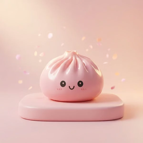 Rare Glitter Dumpling Squishy
