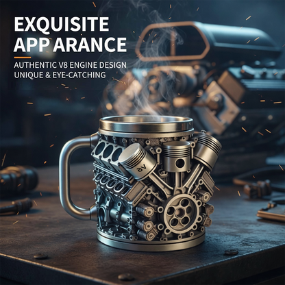 ⚡✨🚘️Ultimate V8 Engine Theme Gift Mug · The Dream Choice for Car Enthusiasts