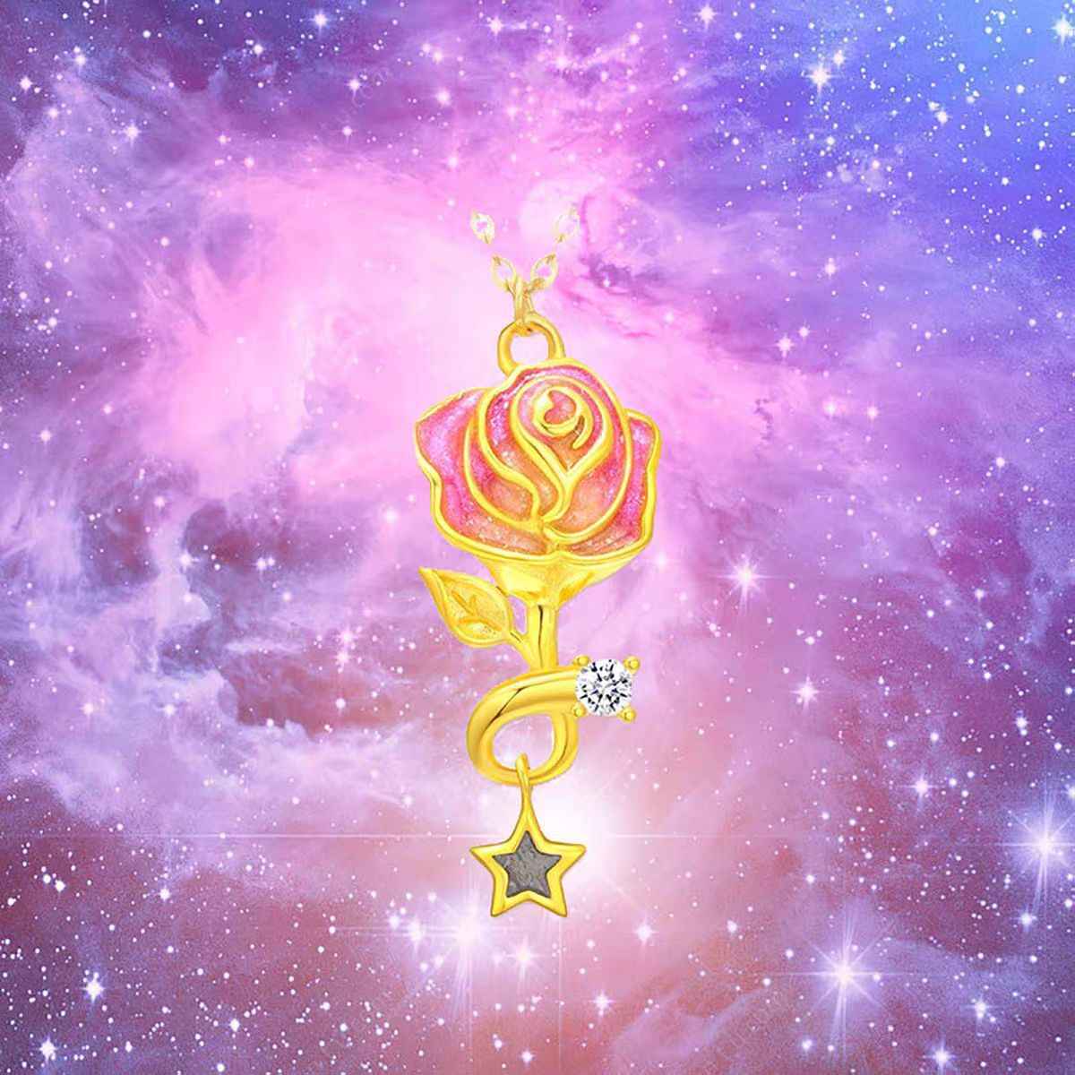 💞Valentine's Exclusive✨Star Rose Necklace