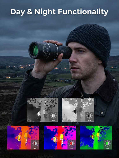 Used by American Mountain Guides! 100x HD Monocular, IPX5 Waterproof & Fog-Proof🧭🔭