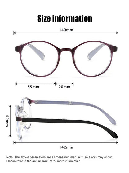 Blue Light Blocking Auto-zoom Reading Glasses