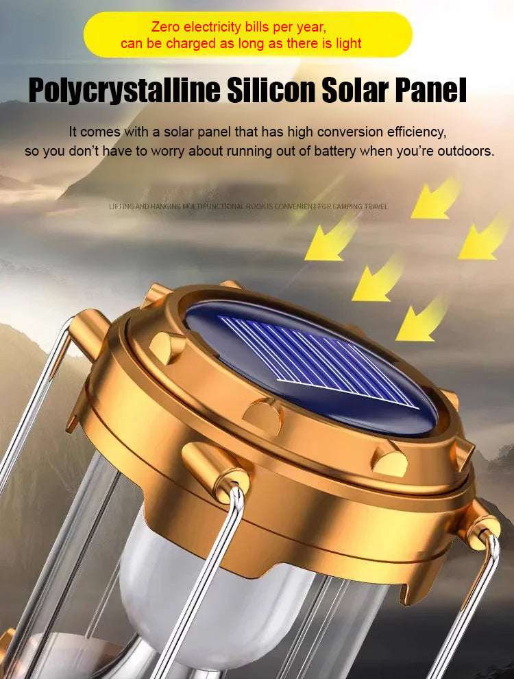 A must-have for emergency situations at home, waterproof multifunctional solar light