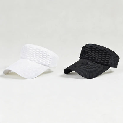 2-Pack Women's High Ponytail Sun Visor Hats