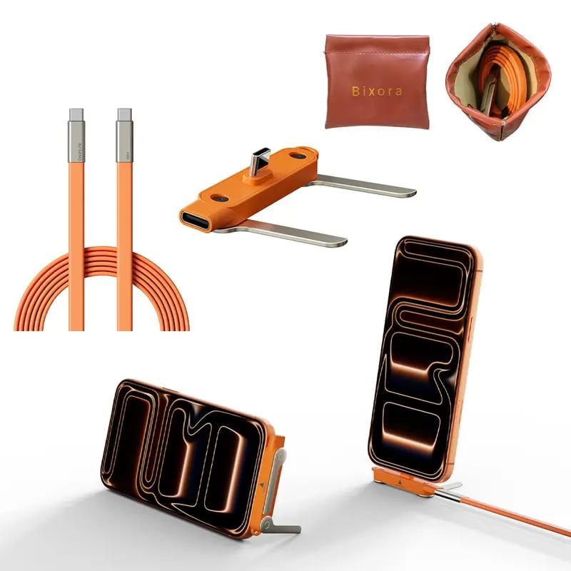 🔥Hot Sale 50% OFF⚡Invisible stand charging cable🔆 | Official Authorized | MFi-Certified Cables🔥