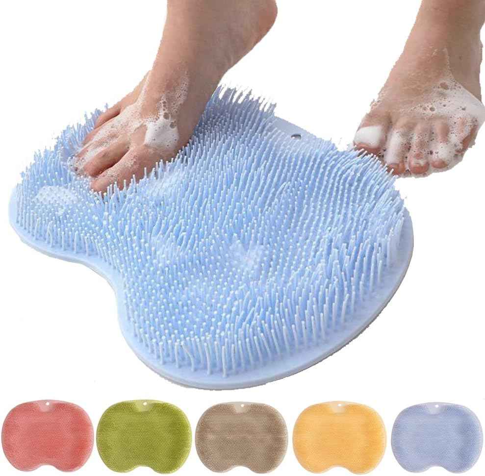 🏆#1 Bestselling🏆Shower Foot Scrubber Mat with Non-Slip Suction Cups