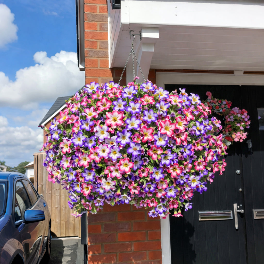 🔥Last Day 60% OFF😍Sunscreen and Rainproof Artificial Petunias Flowers🌺