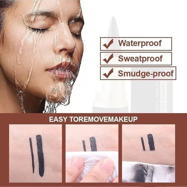 🔥🔥Matte Quick-Dry Gel Eyeliner: Smudge-Proof, All-Day Wear for Flawless Eye Looks!