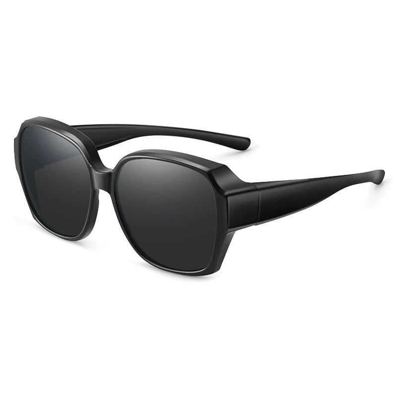 🎉BUY 1 GET 1 FREE 😎 Wraparound Cat-Eye Over Glasses Sunglasses – Full-Cover UV400 Shield Shades for Daylong Comfort 🕶️