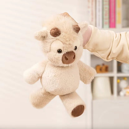 Fluffy Farm Cow Plush