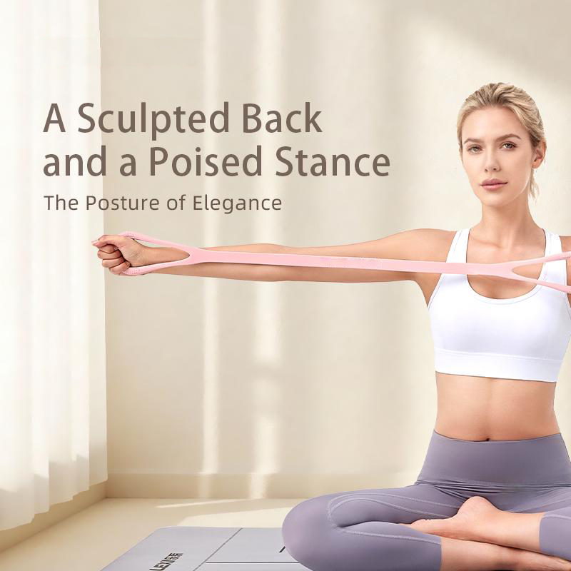 🔥Hot Sale 55% OFF🔥| 💪Figure 8 Resistance Bands – Silicone Exercise Bands for Women🧘‍♀️