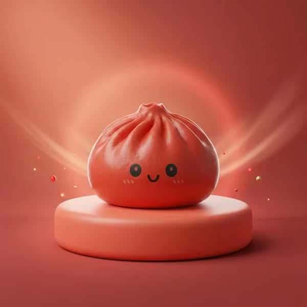 Rare Glitter Dumpling Squishy