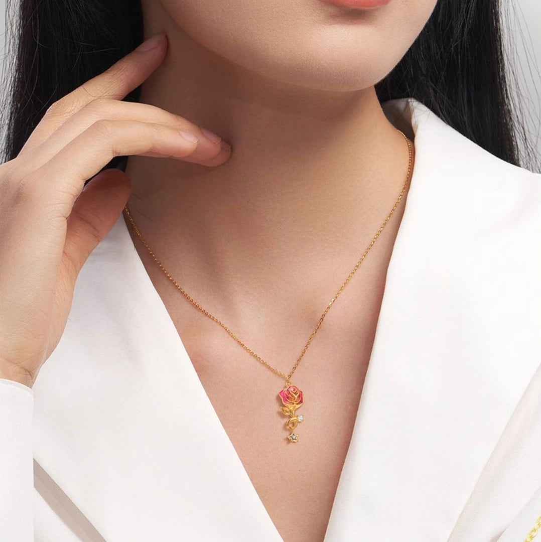 💞Valentine's Exclusive✨Star Rose Necklace