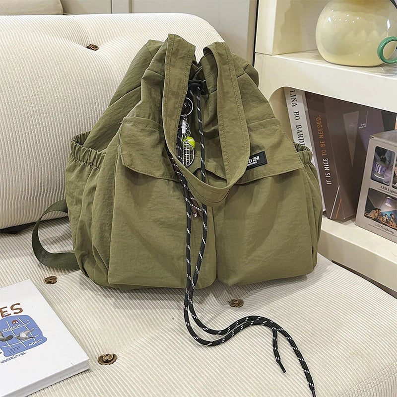 Large-Capacity Drawstring Convertible Tote Backpack👜