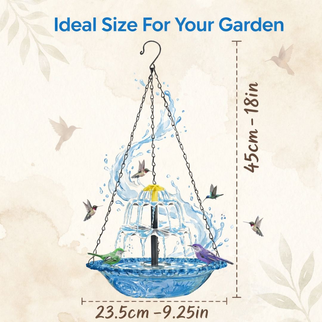 🎁50% OFF Summer Discount  |  ☀️Solar Bird Bath Fountain⛲️