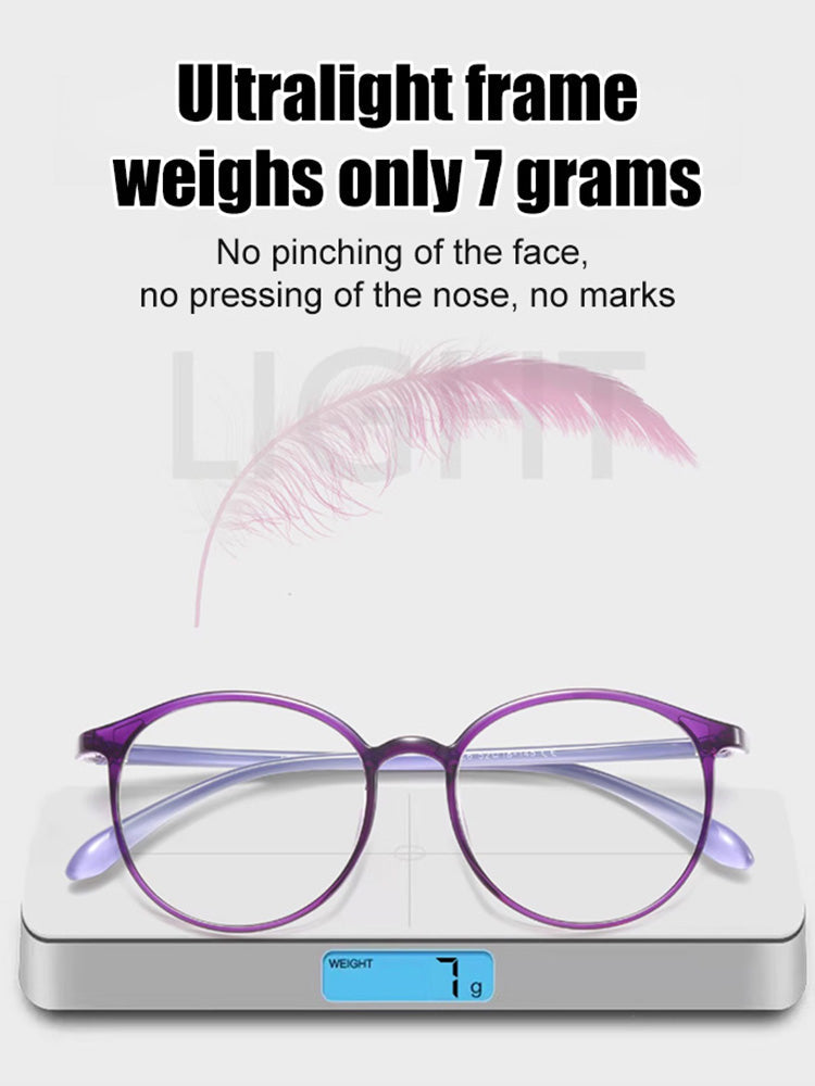 Blue Light Blocking Auto-zoom Reading Glasses