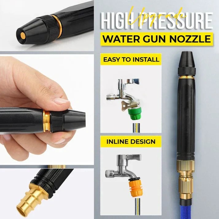 Heavy Duty Adjustable Twist Hose Nozzle Jet Sweeper Nozzle