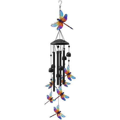 🐦 Hummingbird Wind Chimes | Outdoor Garden Metal Decor