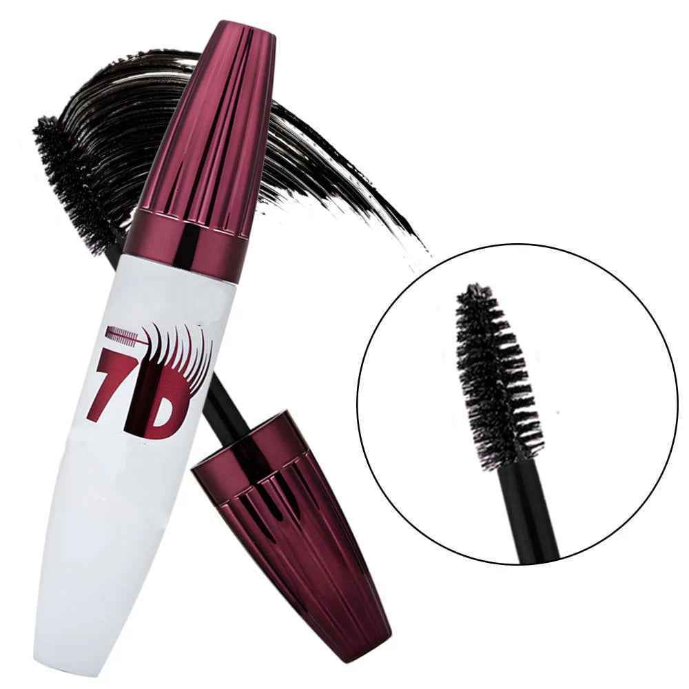 7D Waterproof Curling & Lengthening Mascara, Smudge-Proof Volumizing Mascara