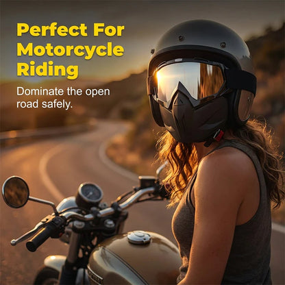 🔥LIMITED-TIME 49% OFF - Detachable Full Face Goggle Mask