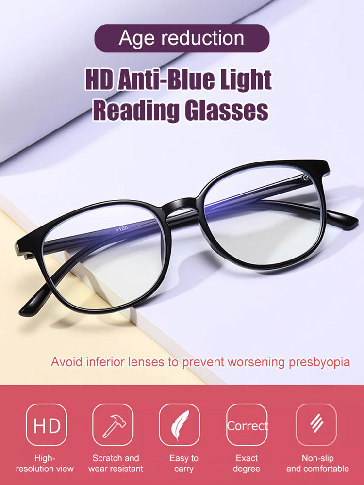 Blue Light Blocking Auto-zoom Reading Glasses