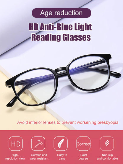 Blue Light Blocking Auto-zoom Reading Glasses