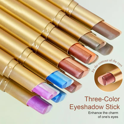 🏆️Best Sale 50K+ SOLD!🌟 3-in-1 Shimmer Eyeshadow Stick | One Swipe, Stunning Eyes 😍