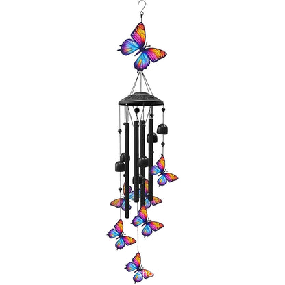 🐦 Hummingbird Wind Chimes | Outdoor Garden Metal Decor